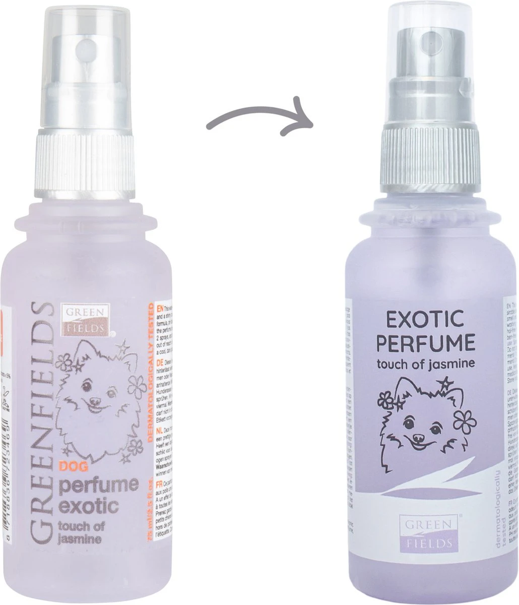 Hondenparfum Spray In 4 Geuren - Greenfields - Alchoholvrije En PH Neutrale Formule Tegen Onaangename Geurtjes - 50ml - Exotic - Afbeelding 17