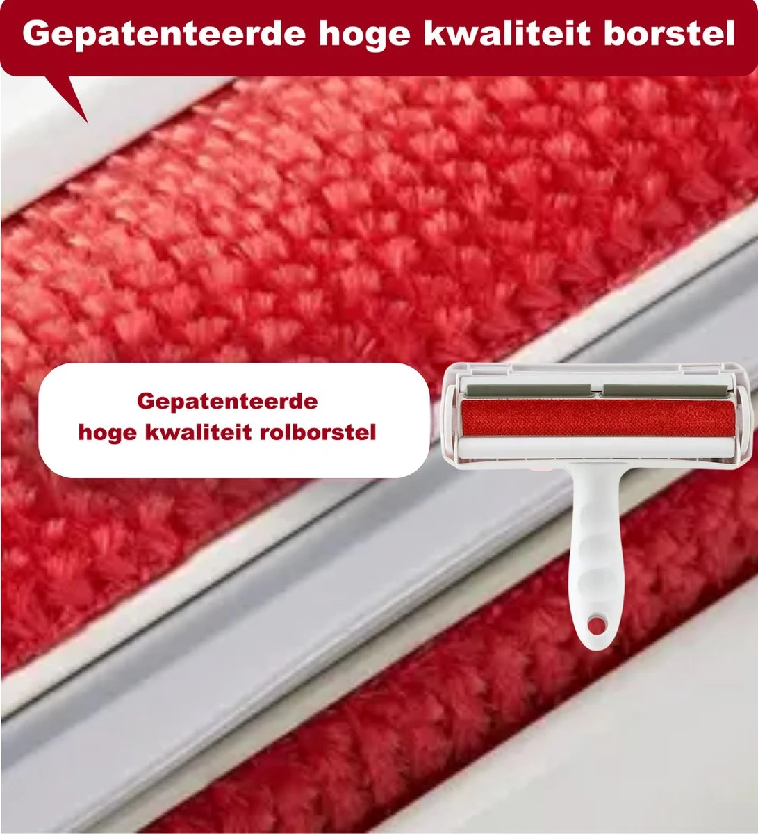 Huisdier Borstel | Huisdierhaar Verwijderaar | Pluizenborstel | Ontharingsborstel | Hondenborstel | Kattenhaar Verwijderaar | Able & Borret - Afbeelding 5