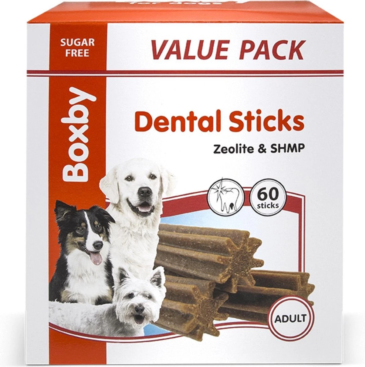 Boxby Dental Sticks - Adult - 60 Sticks - Afbeelding 2