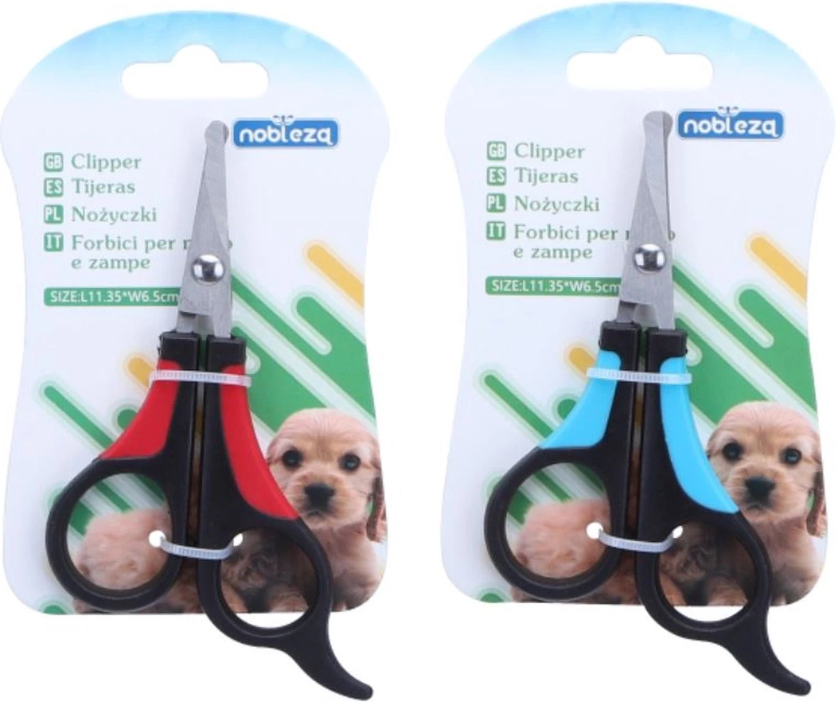 Nobleza Potenschaar - Snuitschaar - Stompe Schaar - Hondenschaar - Afgerond - Honden En Katten - RVS - Afbeelding 4