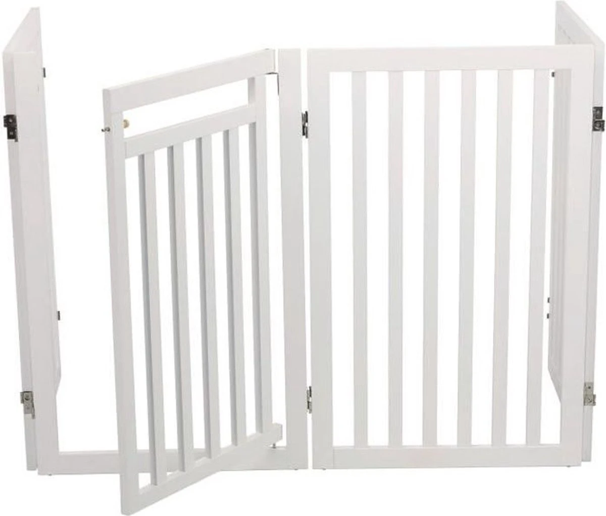 Trixie Hondenhek Met Deur Wit - 60-160 X 81 CM - Afbeelding 10