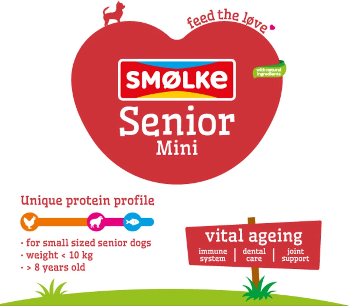 Smolke Senior Mini - Kip - Hondenvoer - 3 Kg - Afbeelding 3