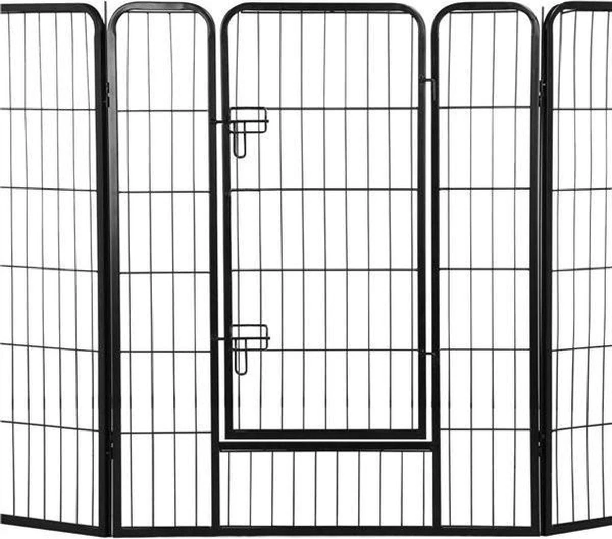 Topmast Premium Puppyren - Zwart - Hondenren - Opvouwbaar - 60 Cm Hoog - Binnen - Voor Puppy's En Honden - Afbeelding 2