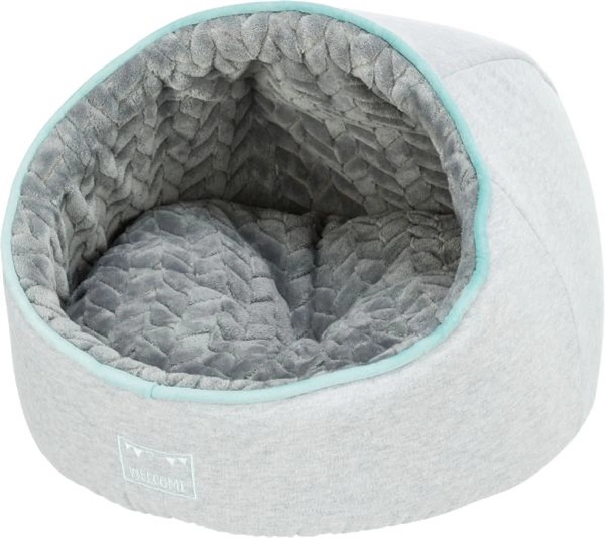 Trixie Hondenmand Iglo Junior Lichtgrijs / Mintgroen - 40X40X27 CM - Afbeelding 4