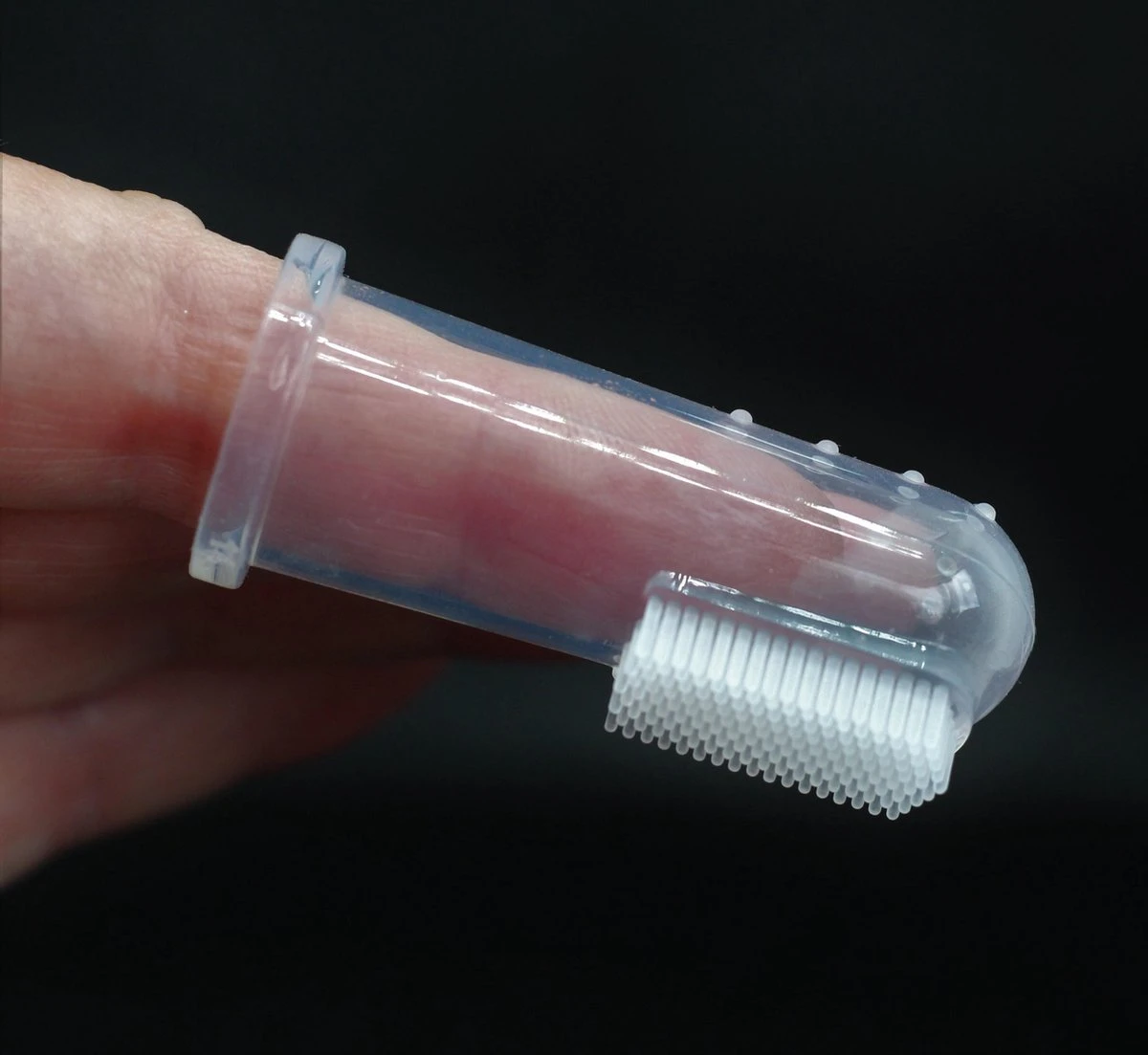 Merkloos 4x Honden Tandenborstel - Honden Tandenborstel Vinger - Honden Verzorging - Puppy - Hondentandenborstel - Katten Tandenborstel