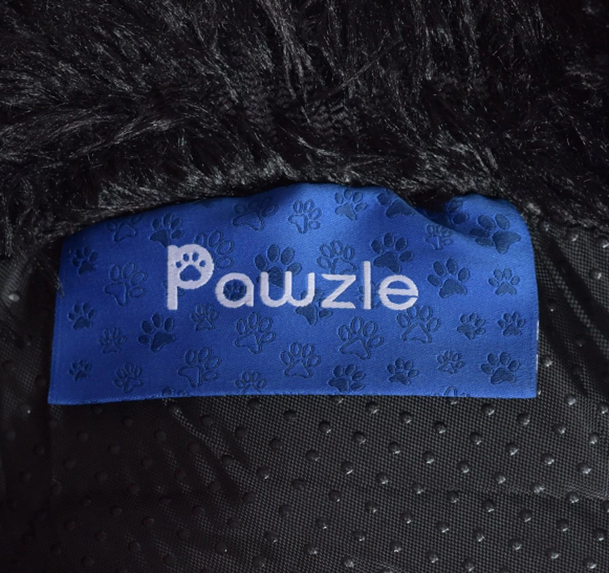 Pawzle Hondenmand - Donut Hondenkussen - Kattenmand - Bed Voor Honden & Katten - Wasbaar - 60cm - Zwart - Afbeelding 9