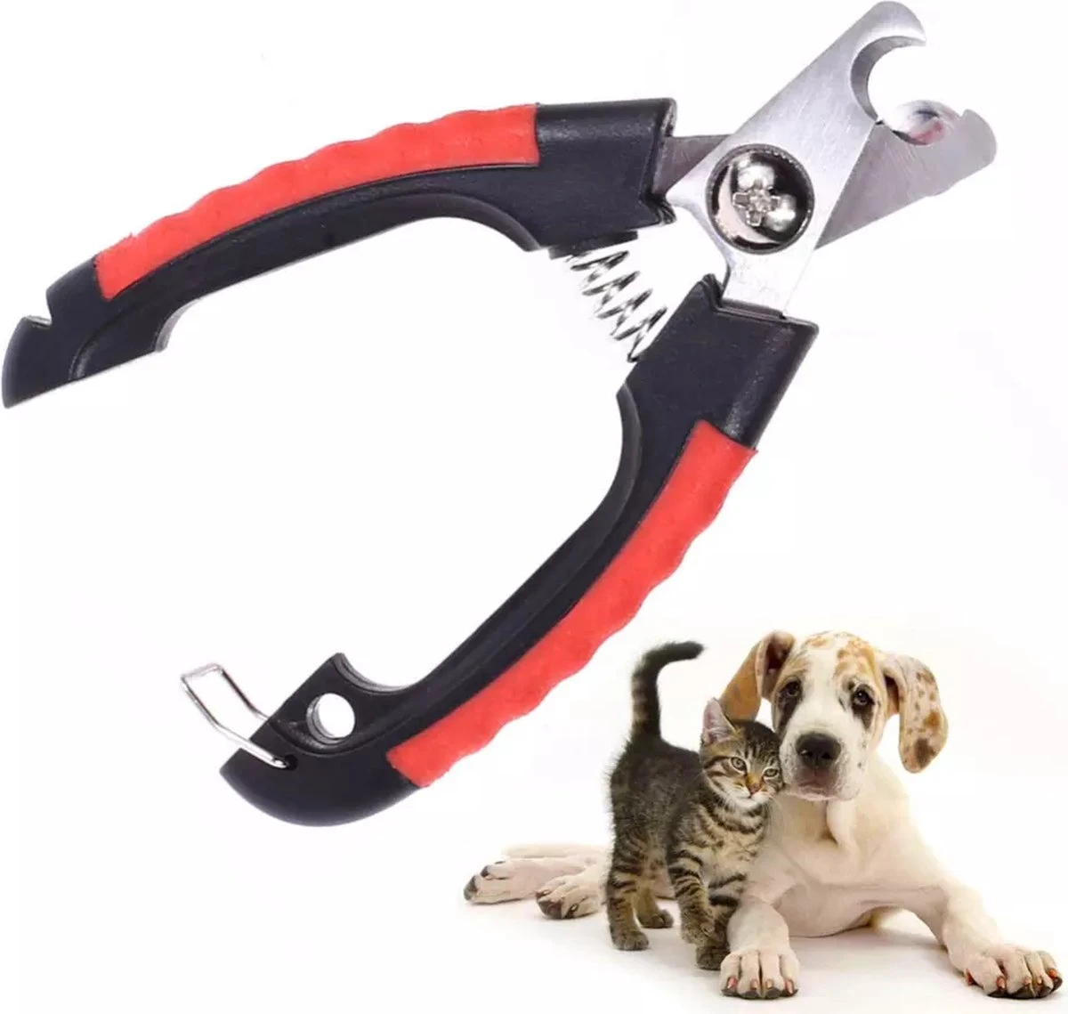 Merkloos Nagelknipper - Nagelknipper Dieren - Geschikt Voor Hond Kat Konijn Cavia Vogel - Dieren Nagelknipper - Nagels Knippen - Afbeelding 3