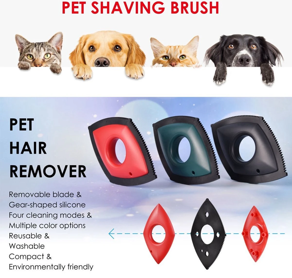 HairClean® Huisdierhaar Verwijderaar- Zwart - Haar Verwijderaar - Huisdieren - Hond En Kat - Pluizen Verwijderaar- - Afbeelding 8