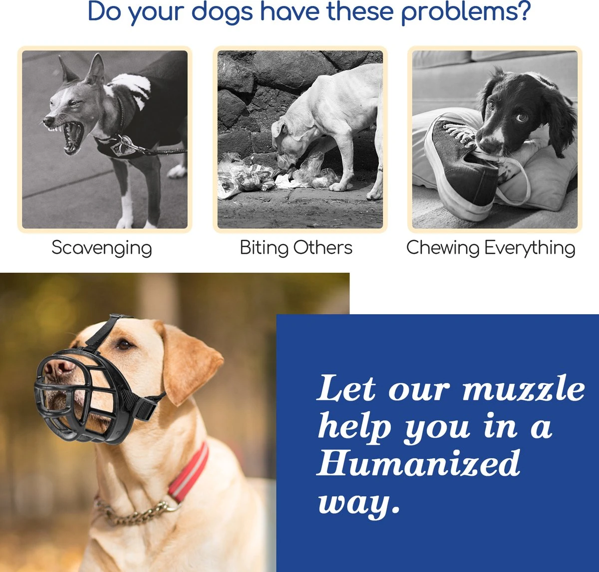 Nobleza Muilkorf Hond - Snuitomtrek 33 - Maat L - Zwart - Afbeelding 7