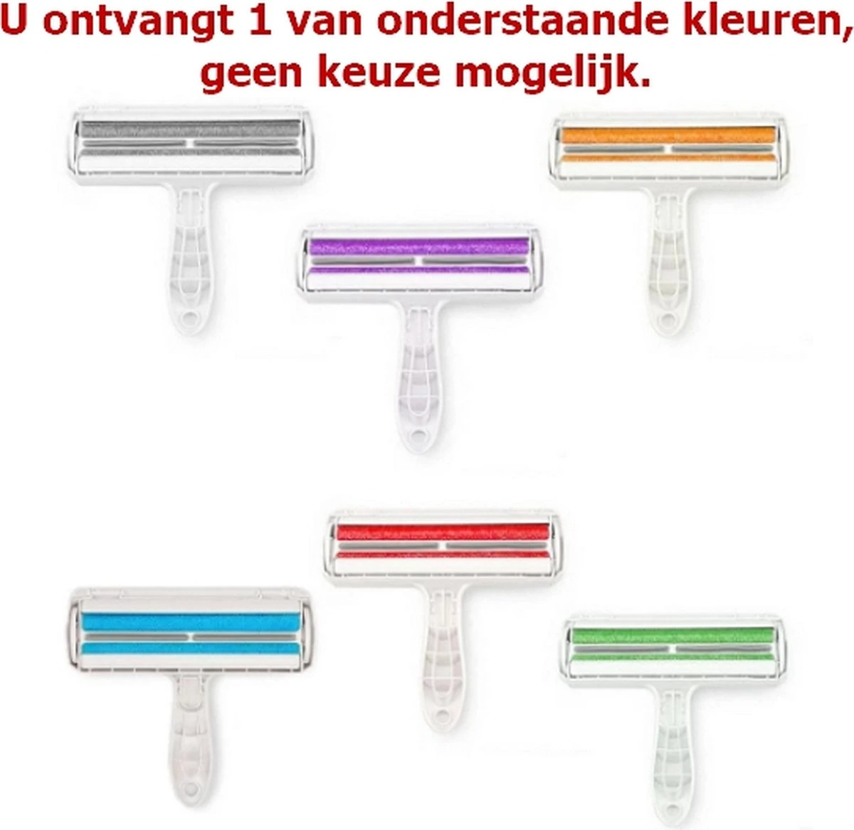 Merkloos Hoogwaardige - Huisdierhaar Verwijderaar - Hondenhaar - Pluizenborstel - Ontharingsborstel - Wit - Afbeelding 2