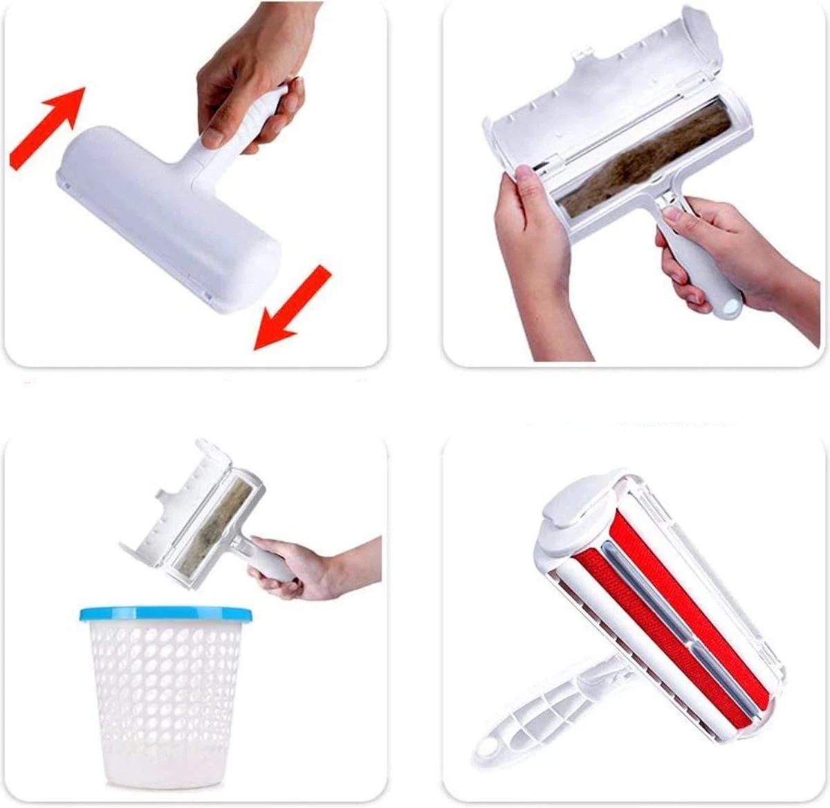 Huisdier Borstel | Huisdierhaar Verwijderaar | Pluizenborstel | Ontharingsborstel | Hondenborstel | Kattenhaar Verwijderaar | Able & Borret - Afbeelding 2