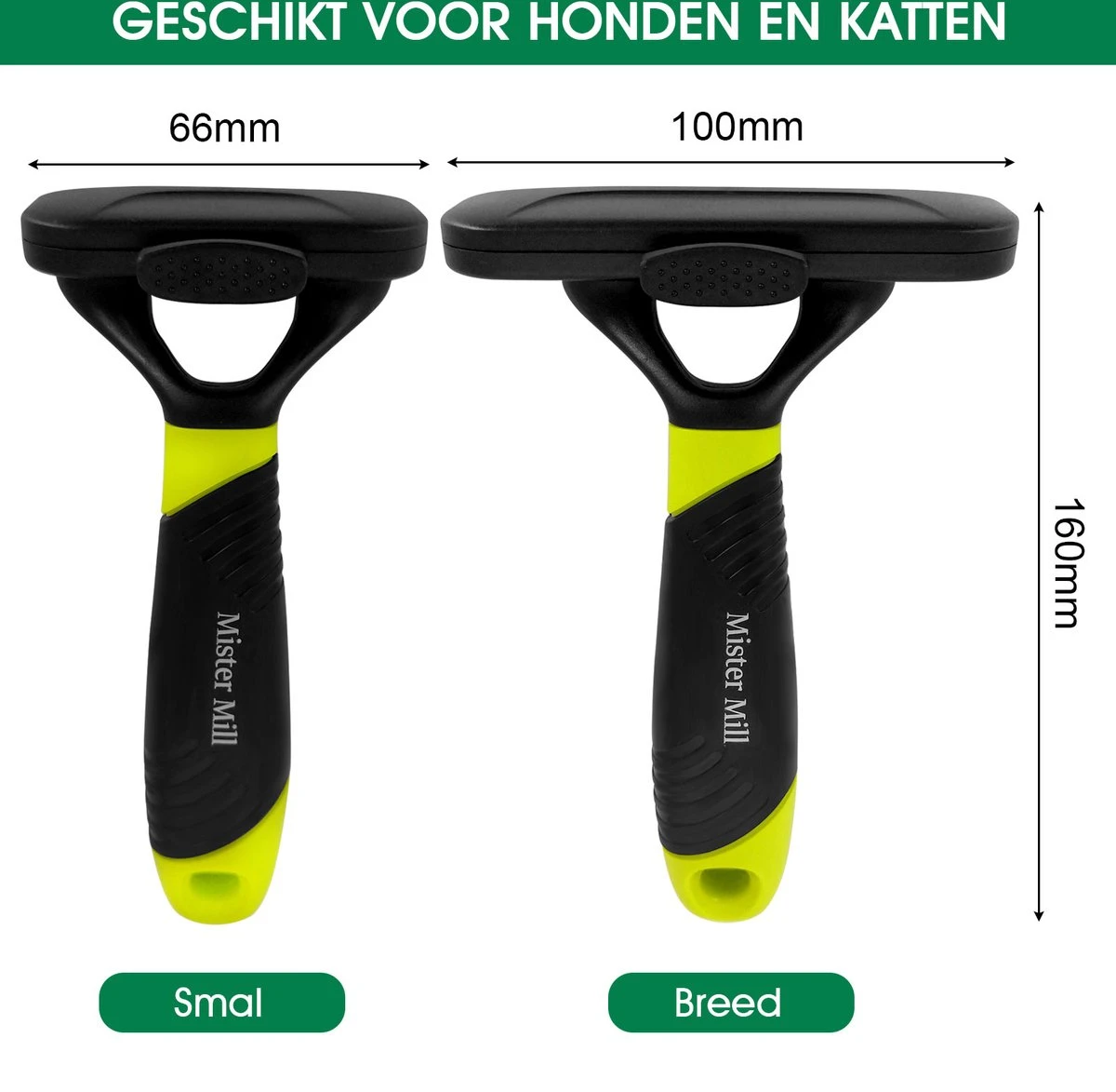 Mister Mill Trimhark - Hondenkam Kattenkam - Dierenkam 6,6 CM - Afbeelding 4