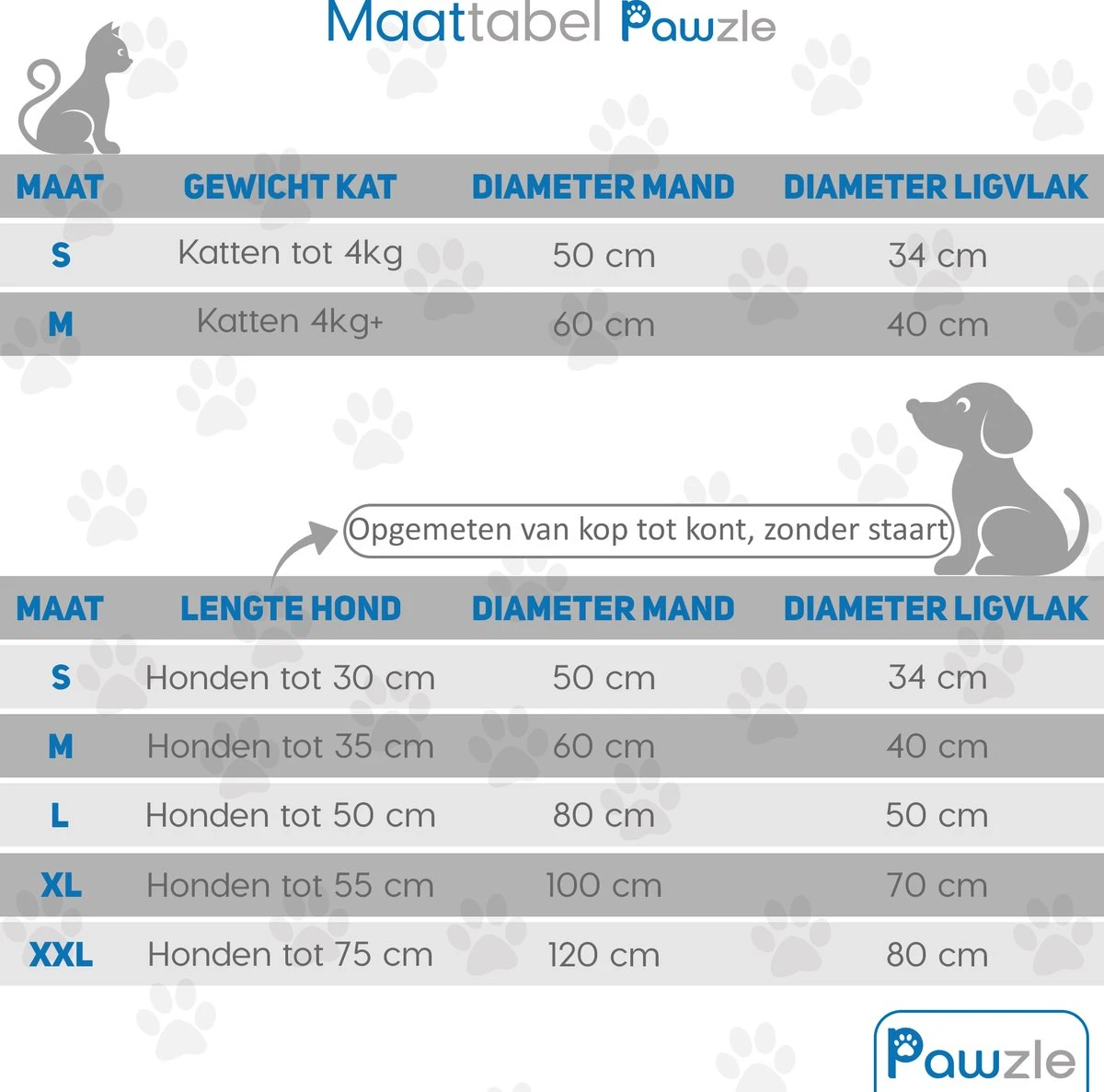 Pawzle Hondenmand - Donut Hondenkussen - Kattenmand - Bed Voor Honden & Katten - Wasbaar - 60cm - Zwart - Afbeelding 2