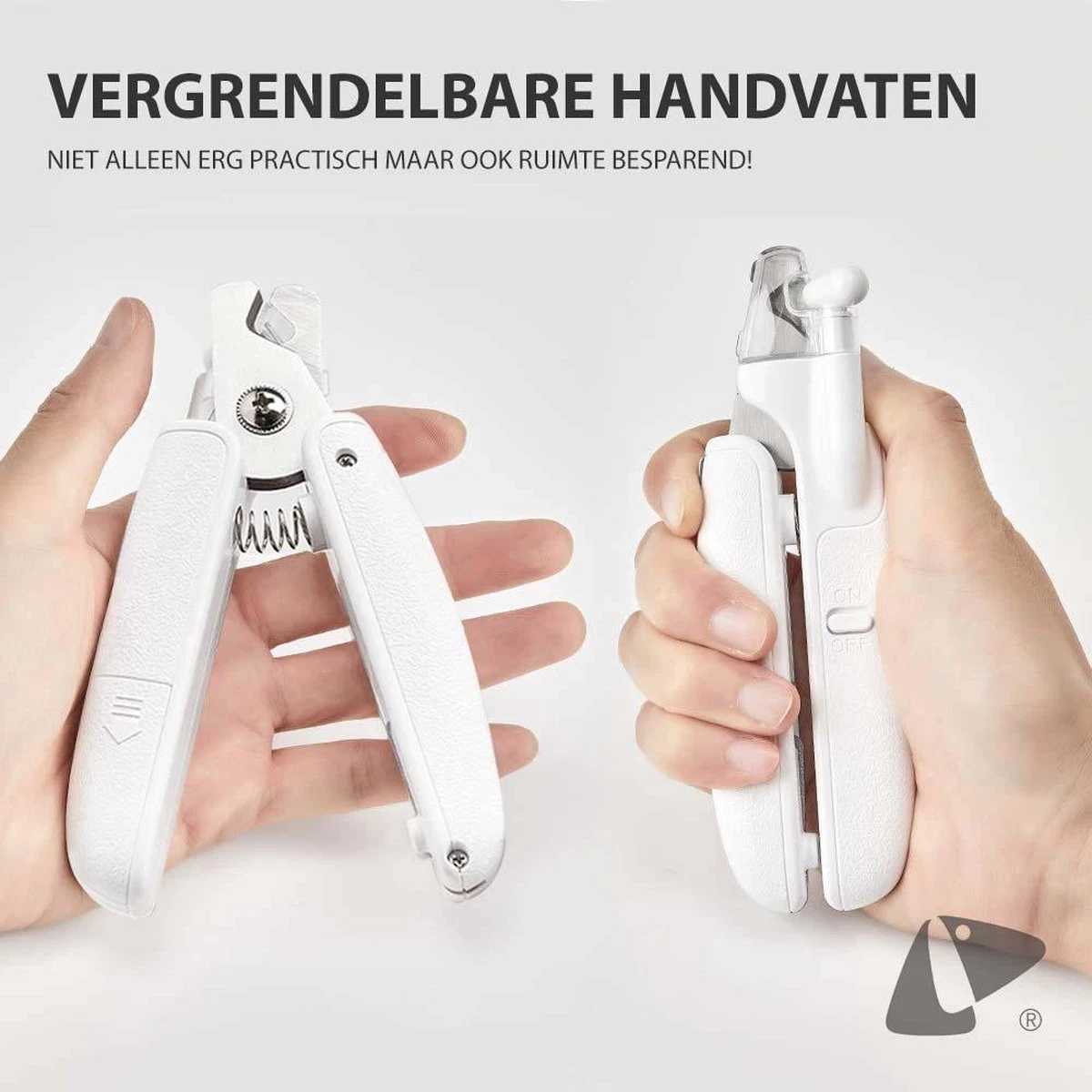 PETKIT® Professionele Dieren Nagelknipper - Nagelknipper Hond - Met LED - Met Vijl - Nageltang - Afbeelding 6