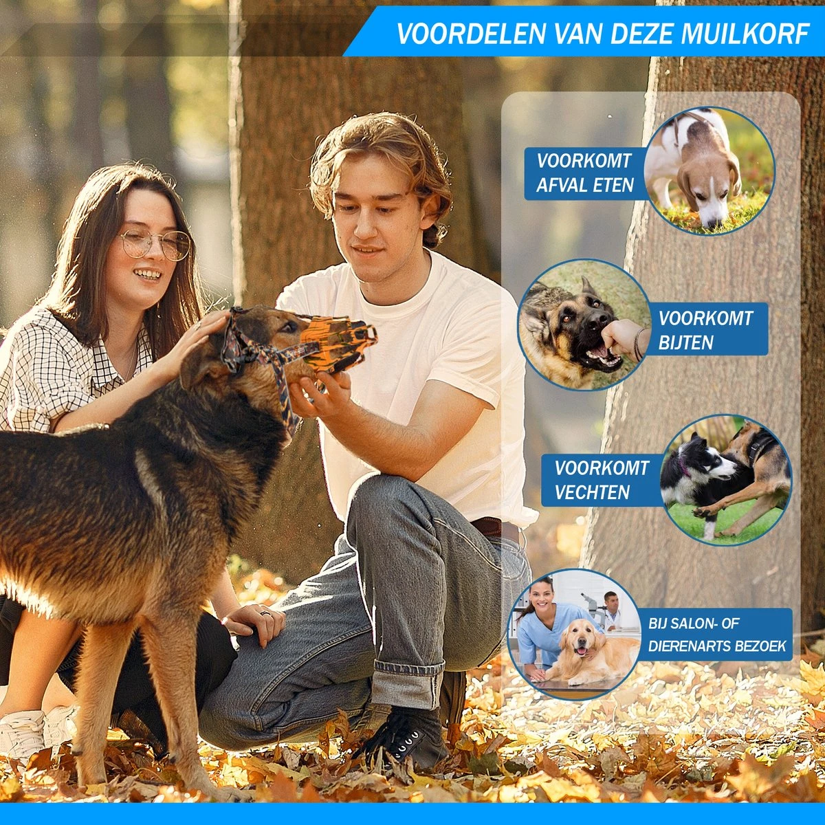 Sharon B Muilkorf Hond - Zwart - XXL - Voor Zeer Grote Honden - Snuitomtrek 38-43 Cm - Afbeelding 4