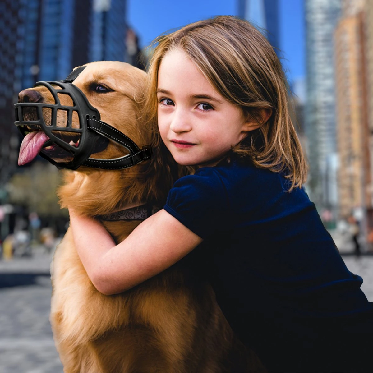 Sharon B Muilkorf Hond - Zwart - XL - Comfortabel - Snuitomtrek 34 Tot 37 Cm - Voor Grote Honden - Afbeelding 8