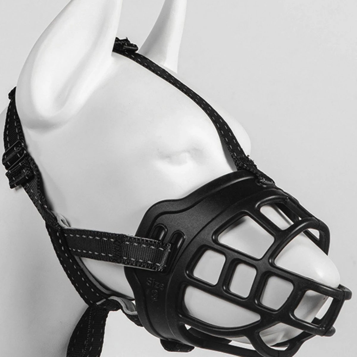 Sharon B Muilkorf Hond - Zwart - XL - Comfortabel - Snuitomtrek 34 Tot 37 Cm - Voor Grote Honden - Afbeelding 9