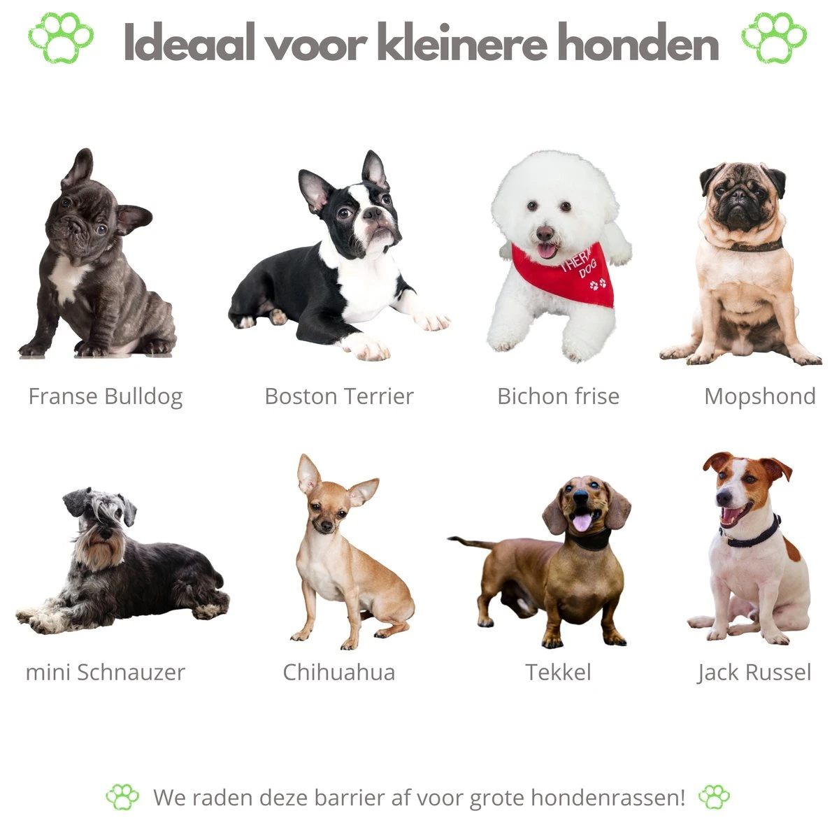 Paws & Claws - Hondenhek Deurhekje - Dog Barrier - 154,5 X 61 Cm - Opvouwbaar - Zwart - Afbeelding 6