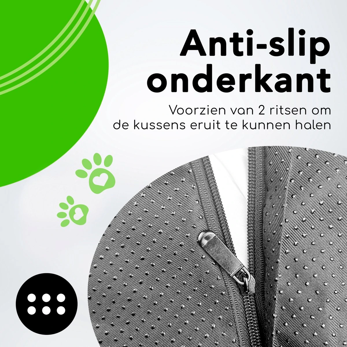 Doxie® Hondenmand – Kattenmand – ⌀ 100 Cm – Met Afneembare Hoesje – Lichtgrijs - Afbeelding 2