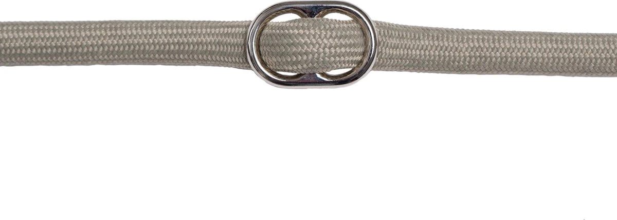 Rebel Petz - Honden Trainingslijn Met Halsband - Taupe, Zwart, Groen & Oranje - Maat Small Of Large - Kleur: Taupe, Maat: Large - Afbeelding 17