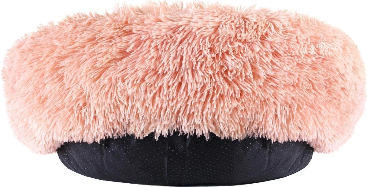 Studio Proud - Donut Mand - Honden En Katten Slaapbed - 50 Cm Roze - Pluche Hondenmand - Verkrijgbaar In Verschillende Maten En Kleuren - Afbeelding 2