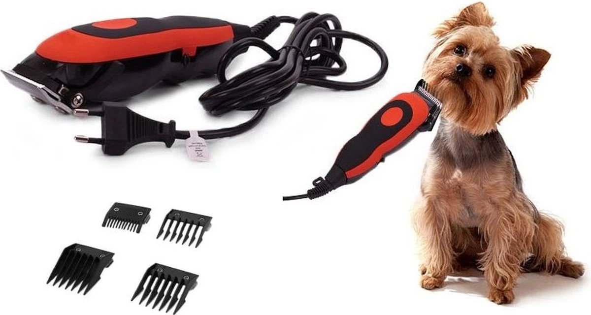 HTC Professionele Hondentondeuse - Haartrimmer Voor Honden En Katten - Krachtige Motor - Werkt Op 220V - Katten Tondeuses - Katten & Honden Trimset - Hondentrimmer - Dierentondeuse - Weinig Decibel- Met Opbergkoffer - Afbeelding 5