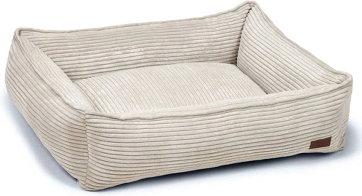 Designed By Lotte Hondenmand Ribbed Lichtgrijs 80 X 70 Cm - Hond