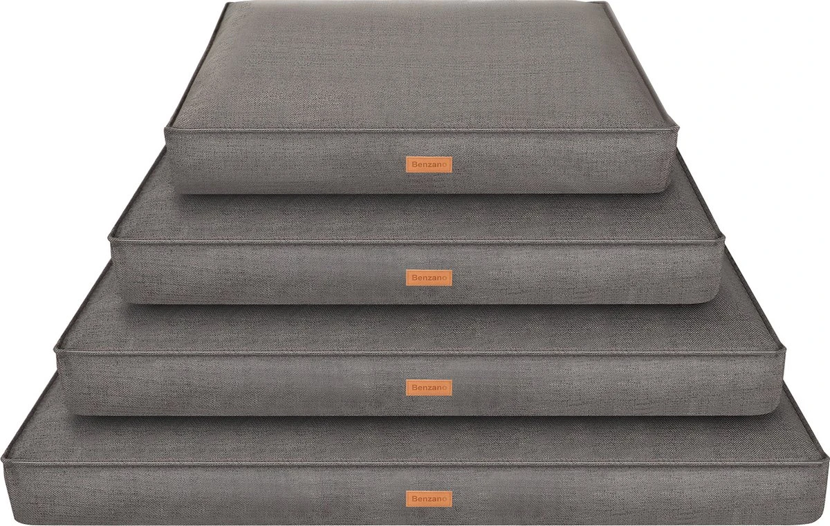 Benzano - Hondenkussen - Wasbaar - Donkergrijs - 140 Cm - Afbeelding 5