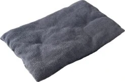 Pochon Pet - Hondenkussen 80 X 50 Cm - Donkergrijs - Pluche - XL