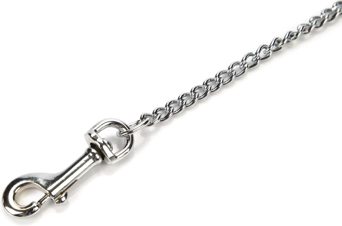 Beeztees - Hondenriem - Kettinglijn - Zwart - 2x112 Cm - Afbeelding 2