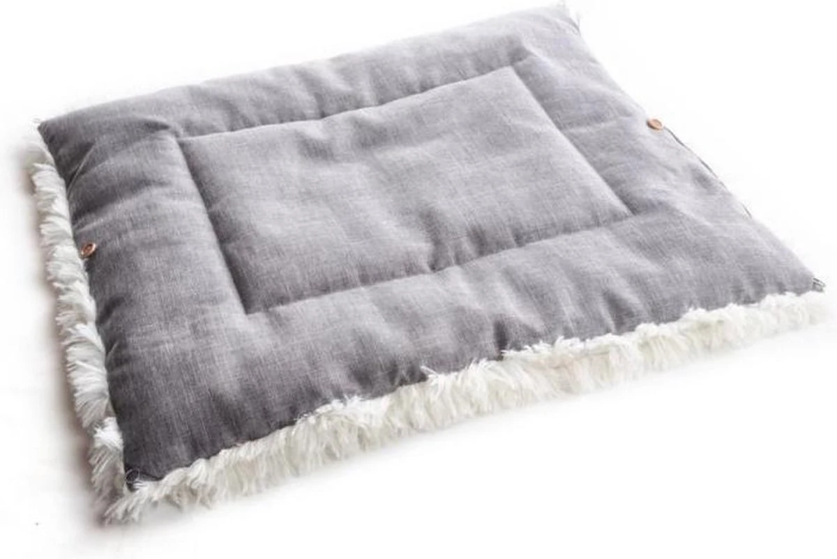 Reayou Kattenmand - Kattenkussen - Kattenbed Hondenkussen - Hondenmand - Grijs- 51 X 61 Cm - Afbeelding 10
