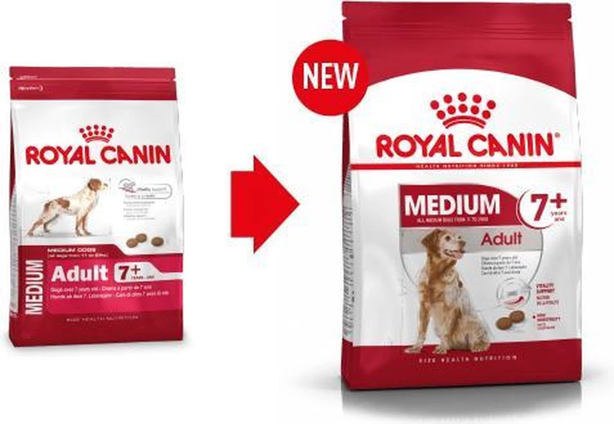 Royal Canin Medium Adult 7+ 15 KG - Afbeelding 6