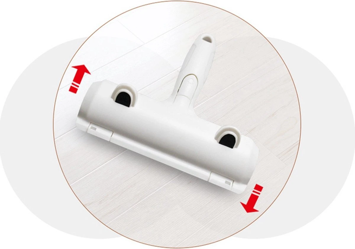 Merkloos Hoogwaardige - Huisdierhaar Verwijderaar - Hondenhaar - Pluizenborstel - Ontharingsborstel - Wit - Afbeelding 9