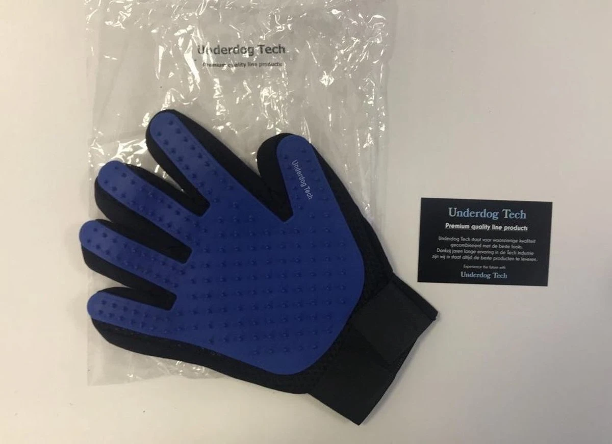 Merkloos Vachtverzorgingshandschoen - Afbeelding 14