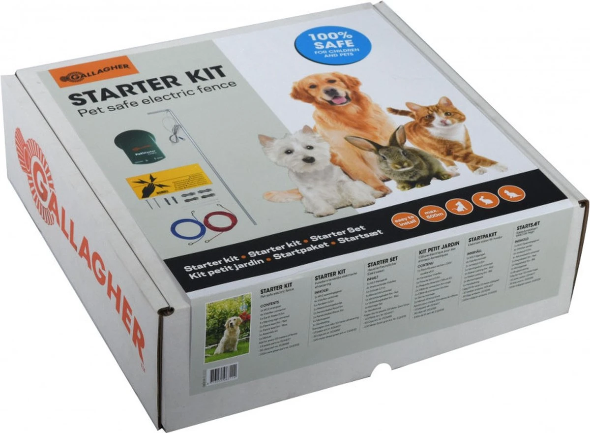 Gallagher Schrikdraad Voor Honden En Katten - Complete Set - 33 Meter - 50 Cm Hoog - Afbeelding 4