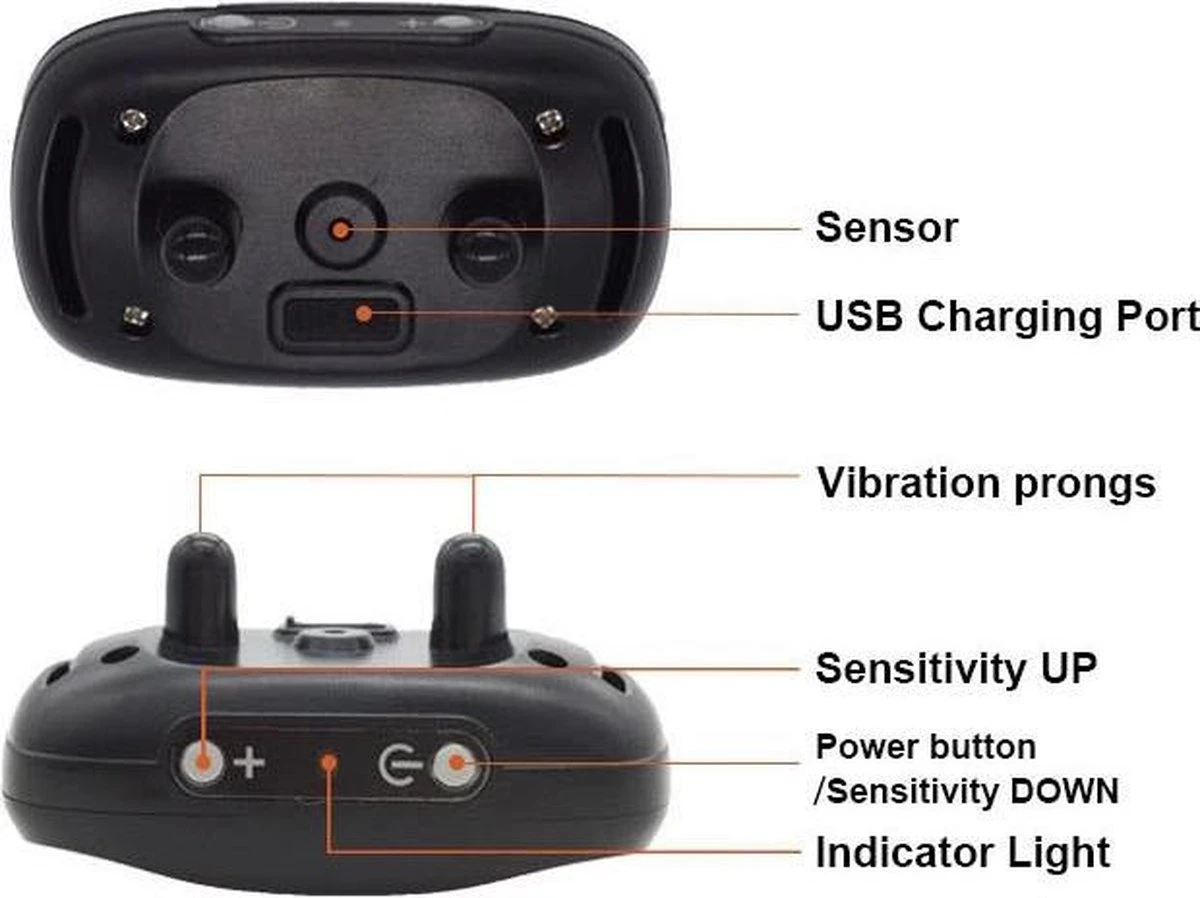 Merkloos Anti Blafband Voor Honden Blafband Anti Blaf Apparaat Blafband Zonder Schok - Diervriendelijk - Afbeelding 2