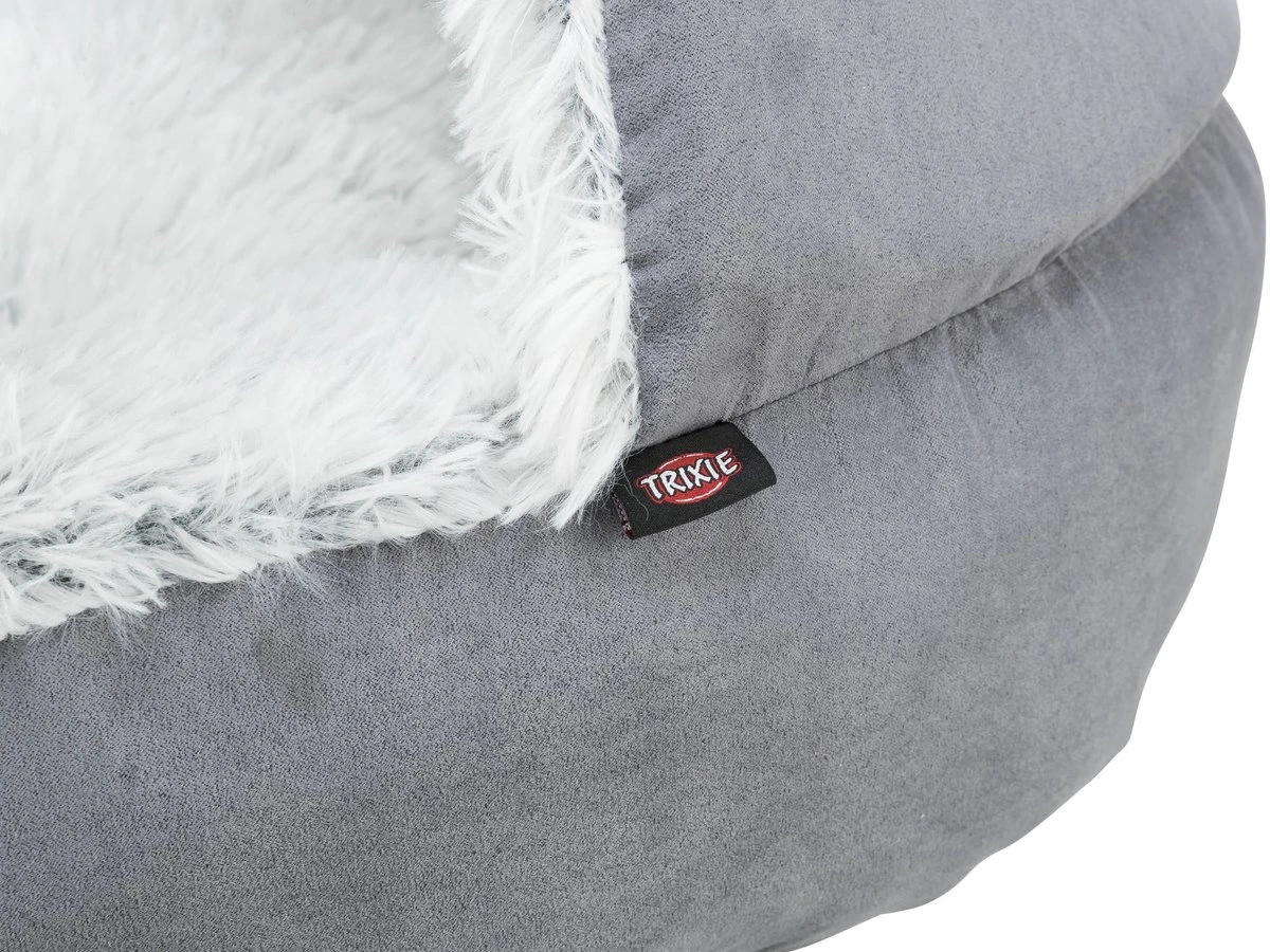 Trixie Hondenmand Donut Harvey Grijs / Wit-Zwart - 70X70 CM - Afbeelding 2