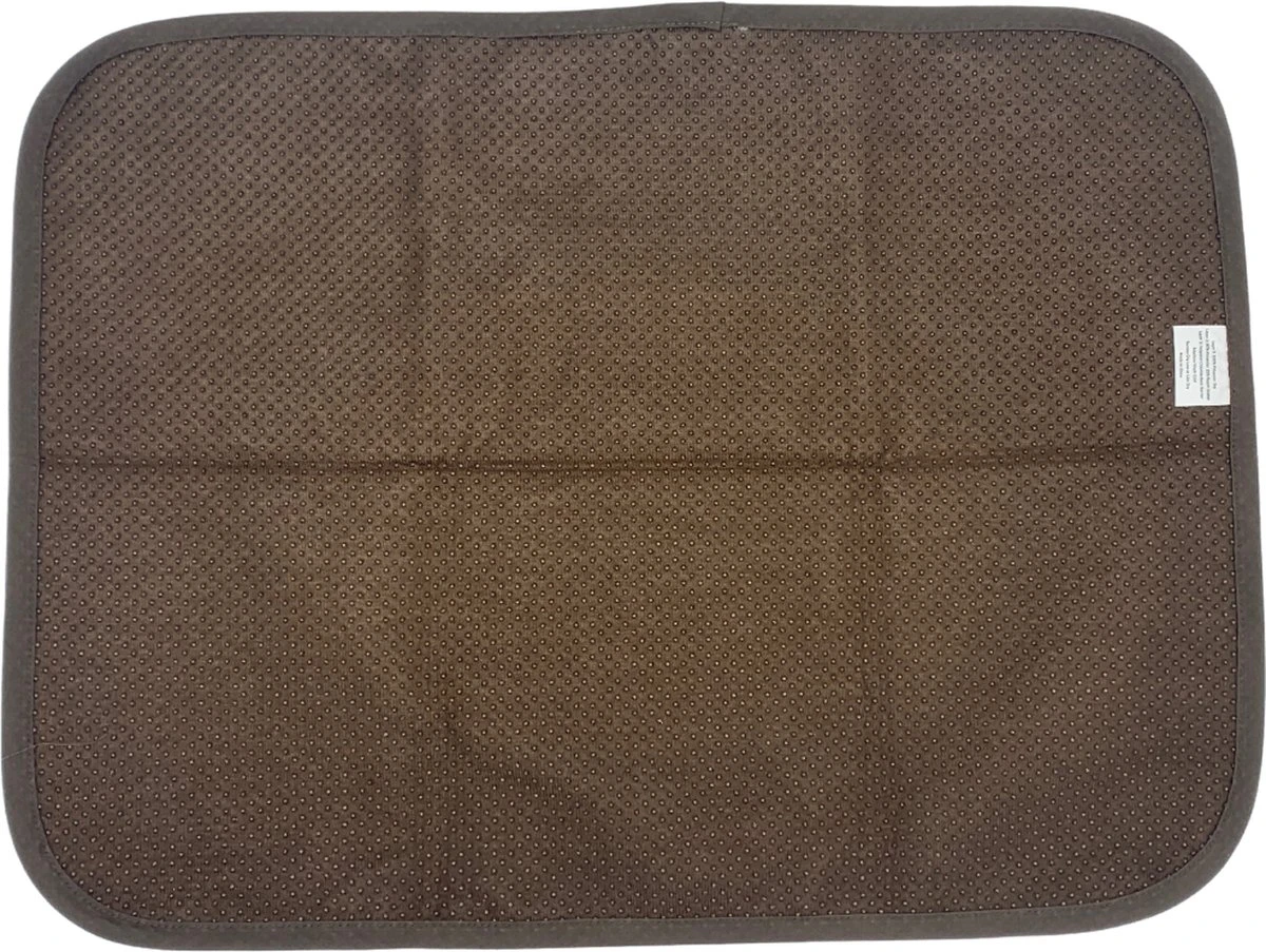 XXL Puppy Training Pad - Plasmat - Zwart - 104 X 104 Cm - Hondentoilet - Herbruikbaar - Wasbaar - Afbeelding 3