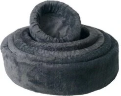 Bed Teddymand Grijs Nr5 80cm