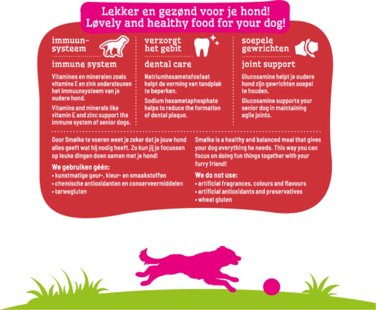 Smolke Senior Mini - Kip - Hondenvoer - 3 Kg - Afbeelding 5