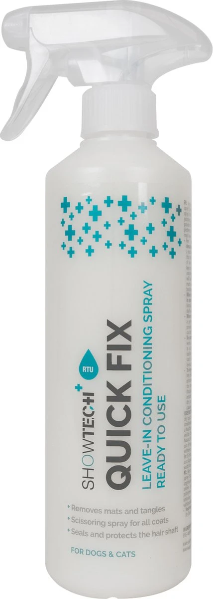 ShowTech - Quick Fix - Leave In Conditioner Hond - Antiklit Spray - Honden Conditioner - Conditioner Hond