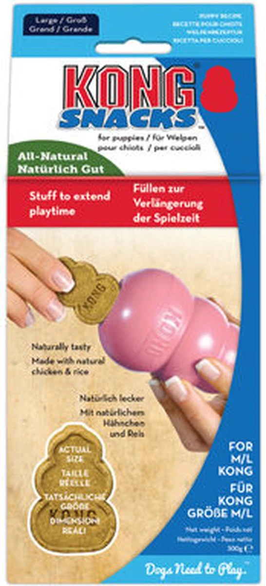 Kong Stuff 'N Snacks Puppy Hondensnack - Kip&Rijst - L - Afbeelding 12