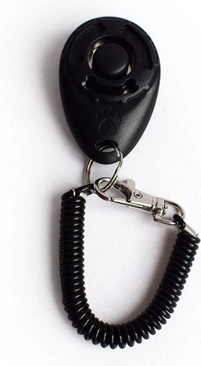 Merkloos Petshop ACE – Clicker – Hond – Training – Honden Training – Met Bevestiging - Zwart - Afbeelding 2