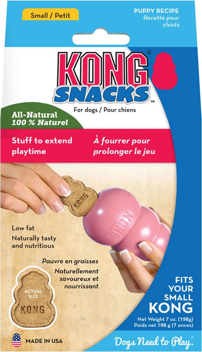 Kong Stuff 'N Mini Snacks Puppy Hondensnack - Kip & Rijst - Afbeelding 7