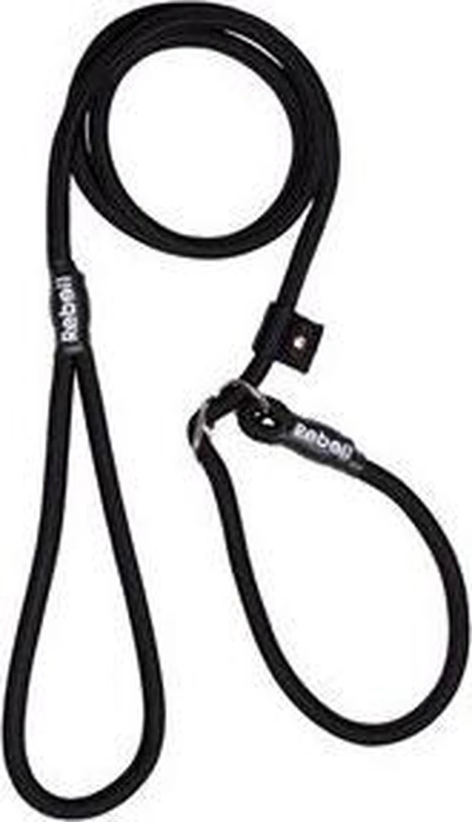 Rebel Petz - Honden Trainingslijn Met Halsband - Taupe, Zwart, Groen & Oranje - Maat Small Of Large - Kleur: Taupe, Maat: Large - Afbeelding 8