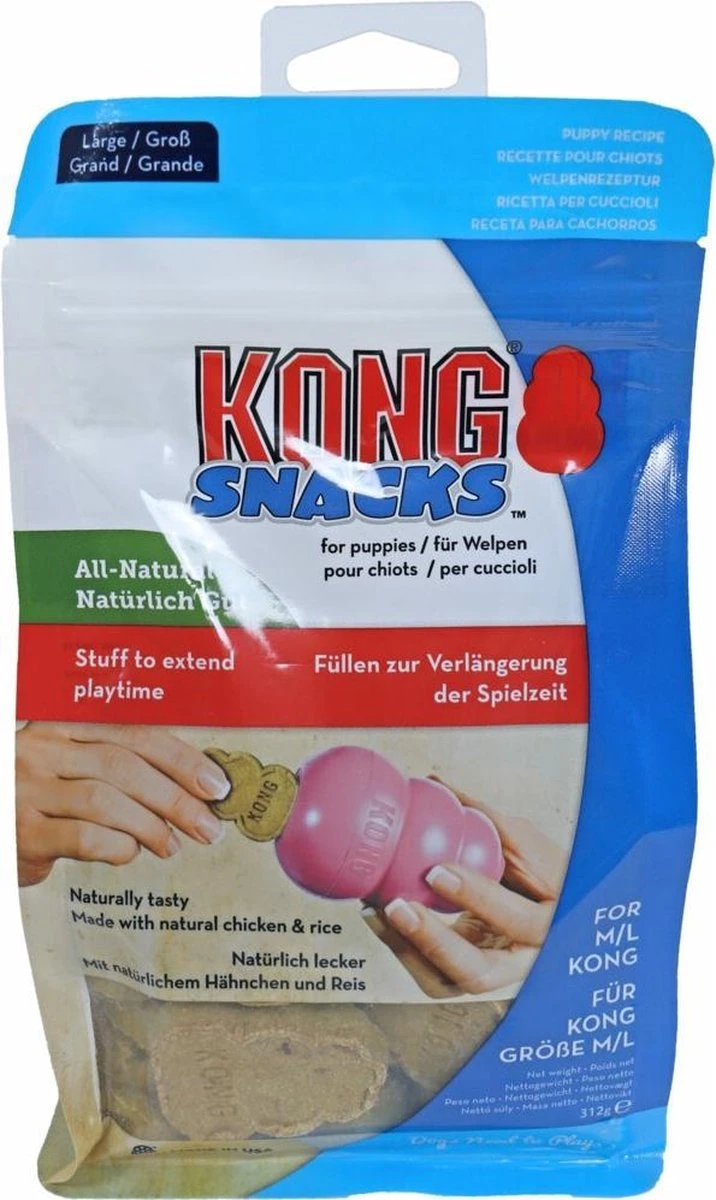 Kong Stuff 'N Snacks Puppy Hondensnack - Kip&Rijst - L - Afbeelding 8