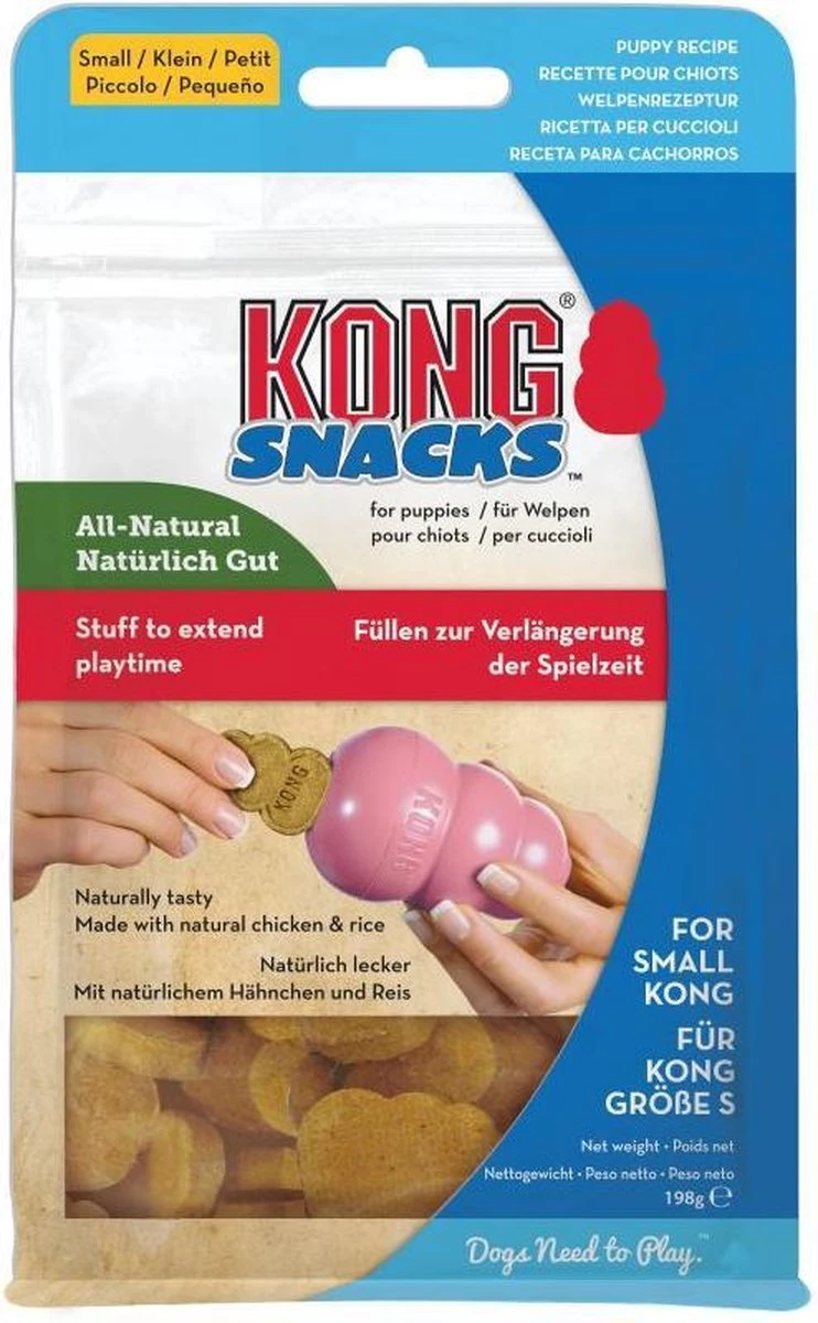 Kong Stuff 'N Mini Snacks Puppy Hondensnack - Kip & Rijst - Afbeelding 8