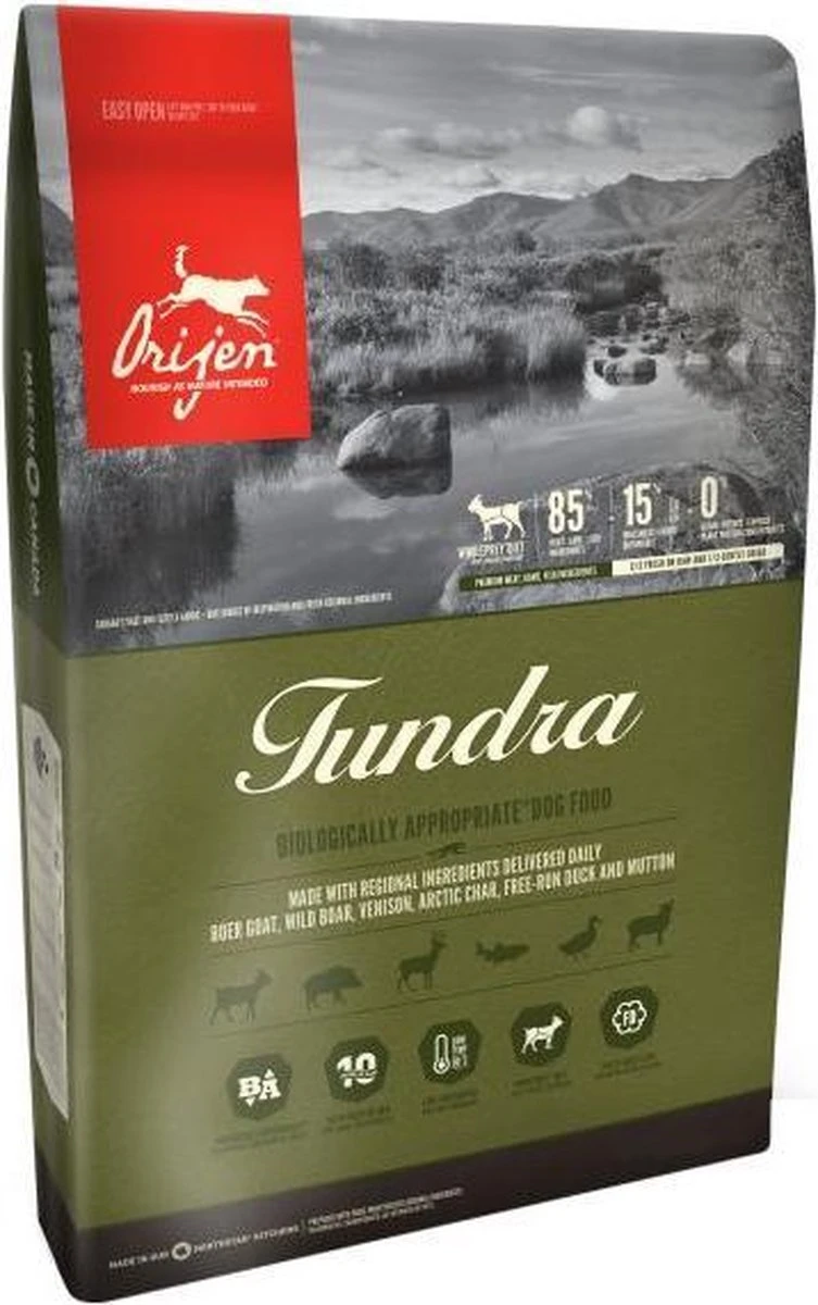 Orijen Whole Prey Tundra Dog - Geit & Zwijn - Hondenvoer - 2 Kg - Afbeelding 9