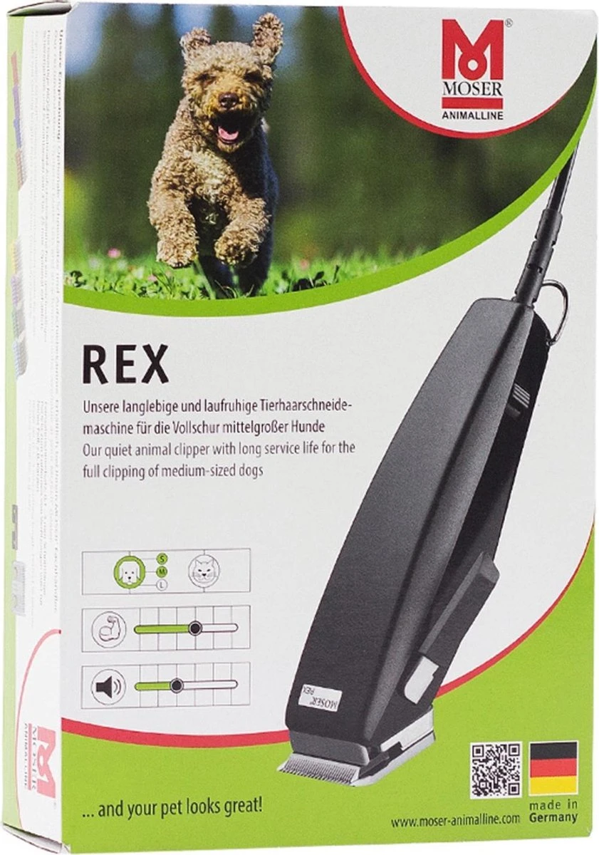 Moser Rex 1230 Dierentondeuse - 15 W - 6 Standen - Zwart - Afbeelding 3