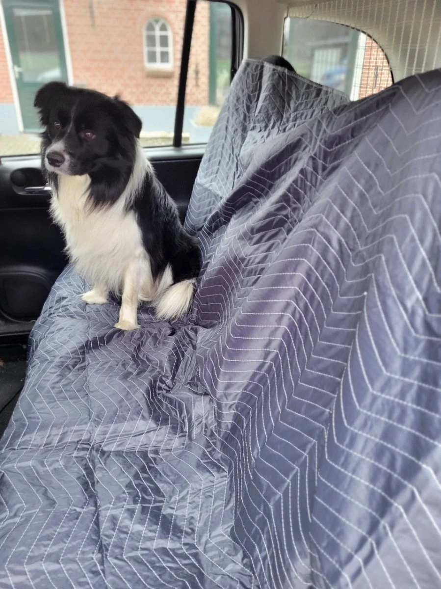 Luxe Hondendeken 200 X 150 Cm Auto Achterbank Kofferbak Vuilafstotend & Beschermend - Afbeelding 2